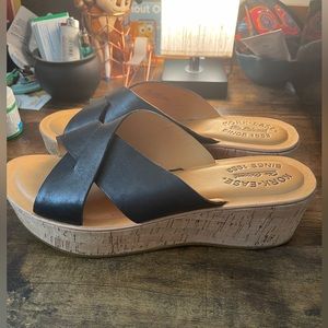 Kork Ease Black Sandal 8